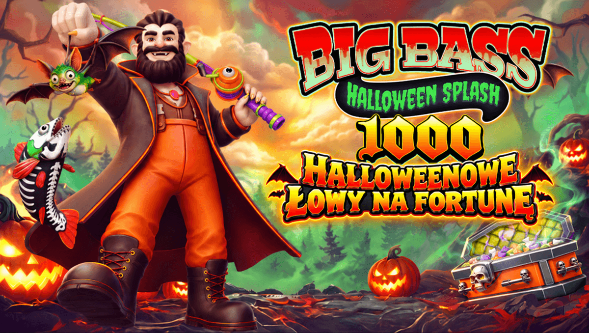 🎃 BIG BASS HALLOWEEN SPLASH 🎃Halloweenowe Łowy na Fortunę 💰Wygraj Nintendo Switch 2!