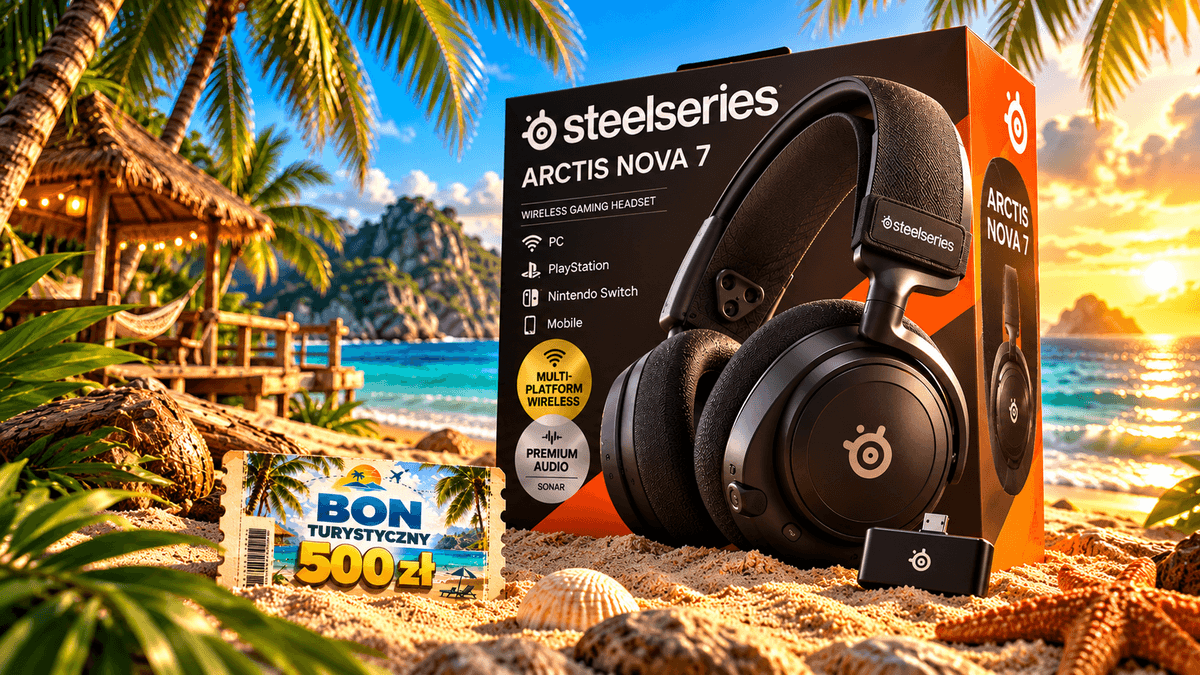 Wygraj Słuchawki Steelseries Arctis Nova 7 oraz Bon Turystyczny 500🎁 GIVEAWAY 🎁