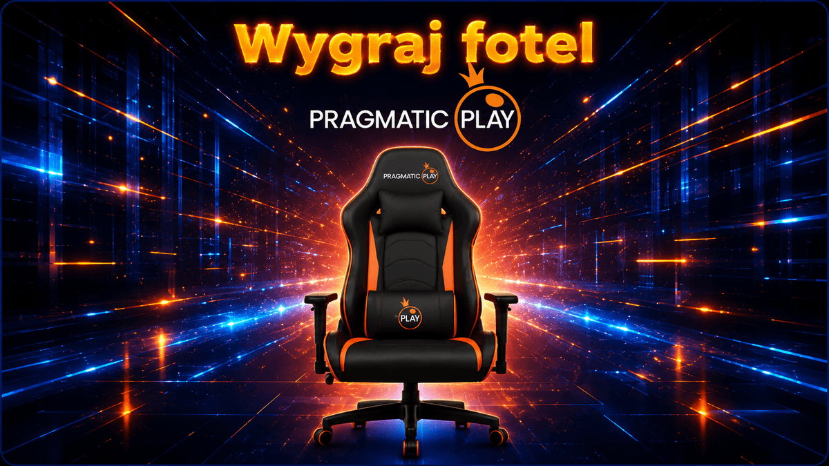 Grafika wydarzenia Wygraj Fotel Pragmatic Play 🎁 GIVEAWAY 🎁