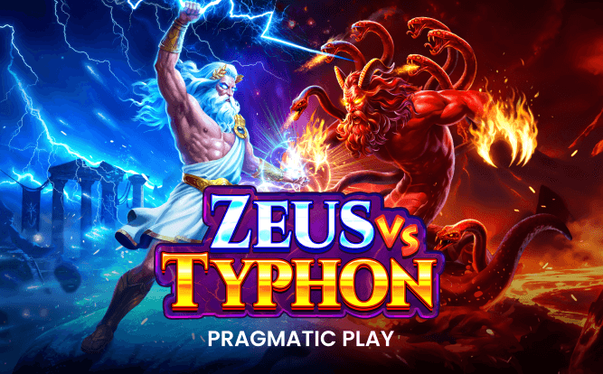 Zeus vs Typhon⚡Win a PlayStation®5, a gaming chair and a Pragmatic Play hoodie 🎮 tournament graphic