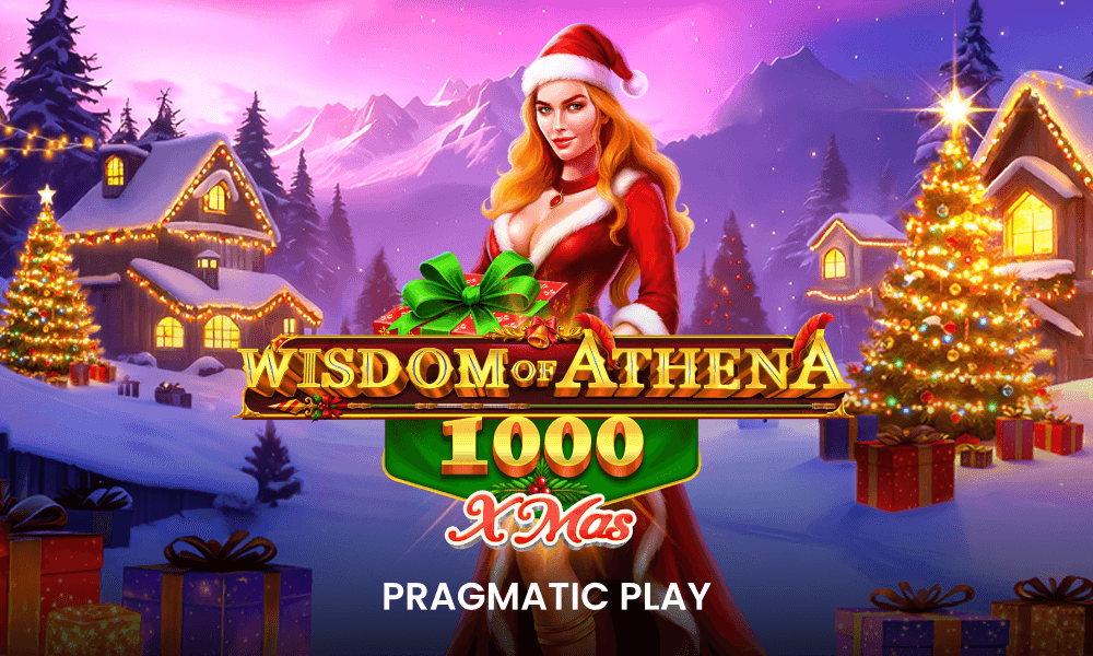 Wisdom of Athena 1000 Xmas 🎄🎁 Win a PlayStation®5 and a Pragmatic Play hoodie🎁 tournament graphic