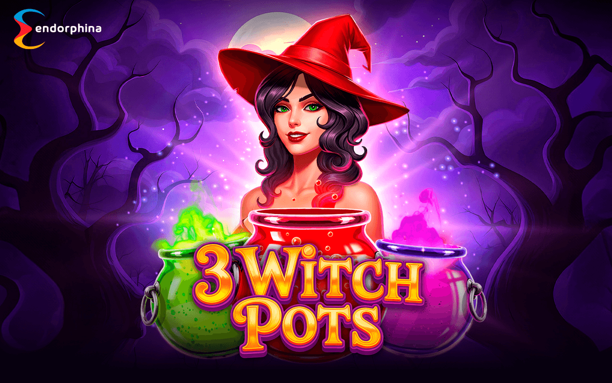 Grafika turnieju 🧙♀️🔥 3 Witch Pots 🔥🧙♀️Noc Czarownic i Wygranych